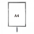 Vertical A4 sign holder