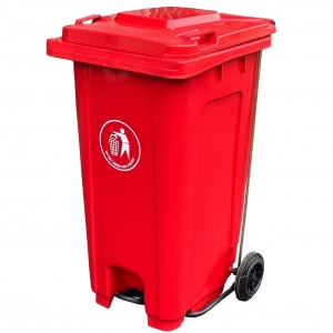 經濟型腳踏托桶(紅) 240L
