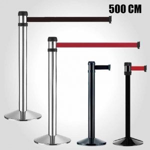 Retractable belt barrier - 500cm