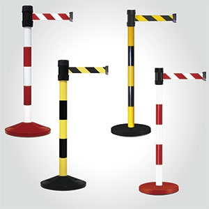 Safety Retractable belt barrier