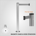 Magnetic base and hook stanchion - 4 way