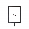 直向A5標示牌 - 圓柱型固定式