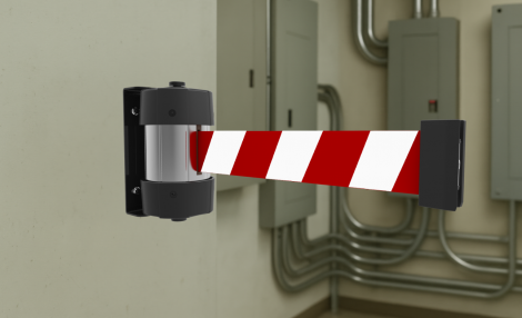 magnetic wall mounted barrier-200cm